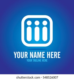 Social relationship logo and icon