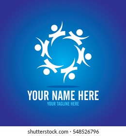 Social relationship logo and icon