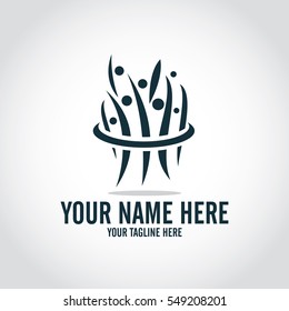 Social relationship logo and icon