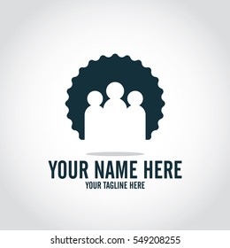 Social relationship logo and icon