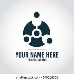 Social relationship logo and icon