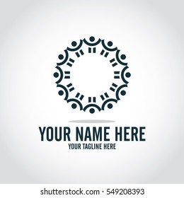 Social relationship logo and icon