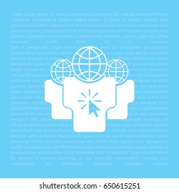 Social relationship logo and icon