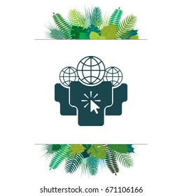 Social relationship logo and icon