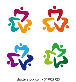 Social Relationship Logo And Icon. 