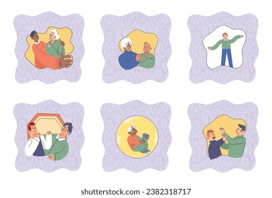 Social relationship vector illustration. Building partnerships leads to shared success and collective progress Society thrives when individuals prioritize building meaningful relationships The social