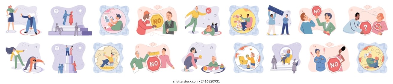 Social relationship vector illustration. Companionship and togetherness bring joy and support to our lives Trust forms foundation strong and enduring relationships Assisting others fosters sense