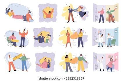 Social relationship vector illustration. Respect for each others differences strengthens social bonds Social relationships play vital role in our overall well being and happiness Building partnerships