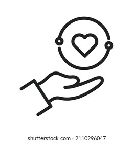 Social Responsibility icon vector image. Can also be used for Physical Fitness. Suitable for mobile apps, web apps and print media.