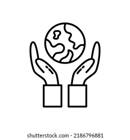 Social Responsibility icon in vector. Logotype