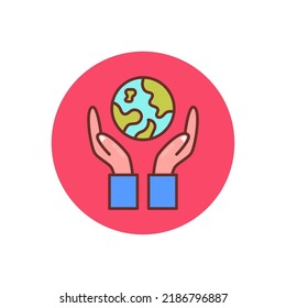 Social Responsibility icon in vector. Logotype