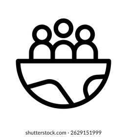 Social Responsibility Icon Vector Symbol Design Illustration