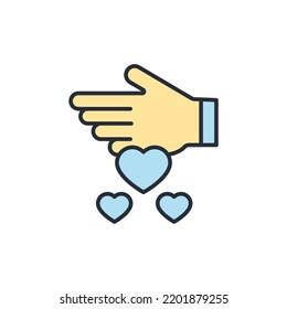 Iconos de responsabilidad social símbolo vectores elementos para web infográfica