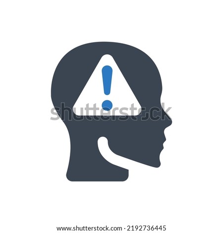 Social risk icon (Simple vector illustration)