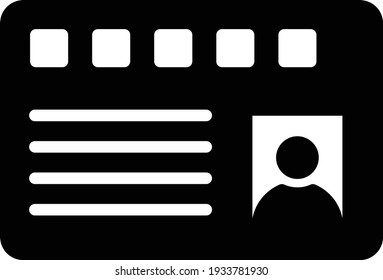 Social Security Card Concept Vector Glyph Icon Design, postal service symbol on white background, physically transporting postcards and parcels Sign, Courier and Shipping Services Stock illustration