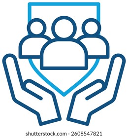 Social Security Icon Element For Design