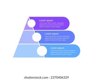 Social security programs infographic chart design template. Social benefits. Abstract vector infochart with blank copy spaces. Instructional graphics with 3 step sequence. Visual data presentation
