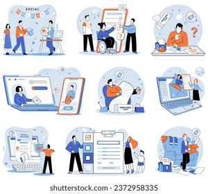 Social security. Vector illustration. Progress in social security leads to overall improvement in quality life Social security programs drive positive change within communities Taking action