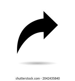 Social share, send, data, like symbol for web. Media button sign, flat design isolated network media .
