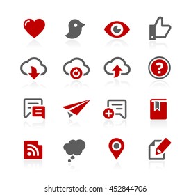Social Sharing and Communications Vector Icons