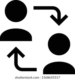 Social Sharing Networking Outline Icon