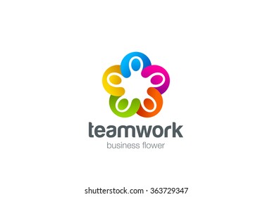 Social star Logo design vector template. Five men holding hands Teamwork.
Partnership Friendship team work Logotype. Community union group triple icon.