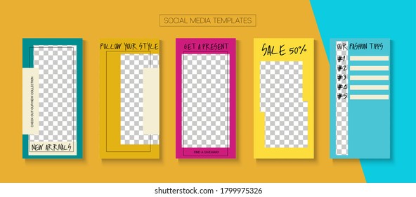 Social Stories Cool Vector Layout. Blogger Funky Border, Social Media Kit Template. Funky Sale, New Arrivals Story Layout. Online Shop Rich VIP Invitation Mobile. Social Media Stories VIP Layout