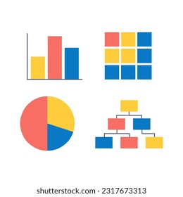 Social studies results infographic chart design template set. Social polls. Public opinion and feedback. Visual data presentation. Editable bar graphs and circular diagrams collection