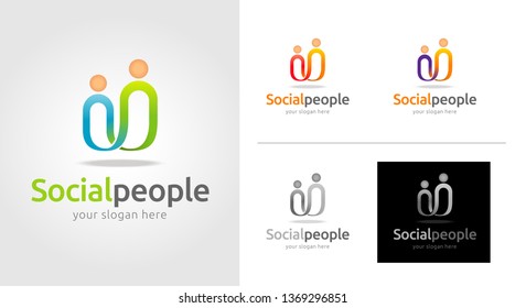 Social Team Logo Template