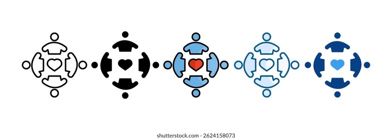 Symbol für soziale Einheit - Sammlung mehrerer Stile festlegen