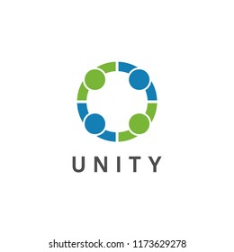 social unity logo design concept, community, relationship