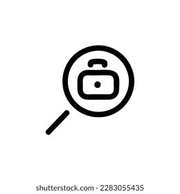 Social Vector Icon, Outline style, isolated on white Background.