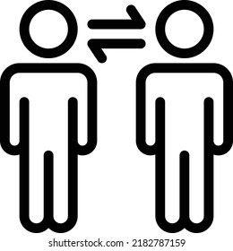 ilustración social Vector en un fondo transparente. Símbolos de calidad superior. Iconos vectoriales de línea delgada para el diseño de conceptos y gráficos. 
