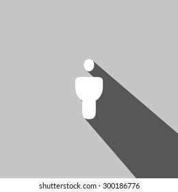 Social web icon on gray  background