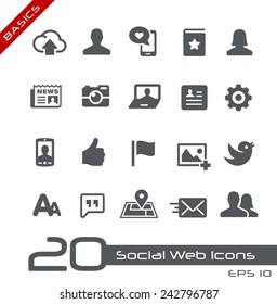 Social Web Icons // Basics