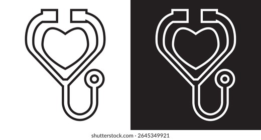Social welfare black and white icon. vector illustration. EPS 10 AI
