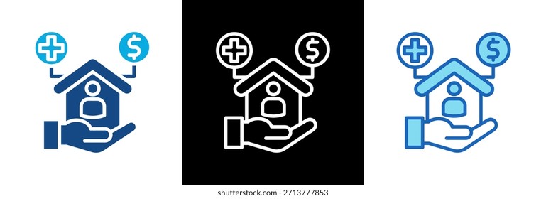 Icono de Bienestar Social Ilustración vectorial triplestyle