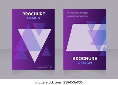 Diseño de folletos en blanco del programa de bienestar social. Caridad y asistencia. Conjunto de plantillas con espacio de copia para texto. Recopilación de informes corporativos prefabricados. Editable 2 páginas de papel. Tipo de letra de Montserrat utilizado