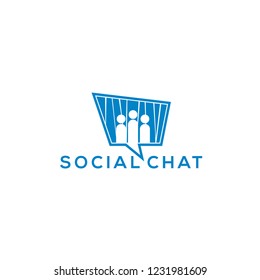 Social/Group/Chat Logo Design Inspiration