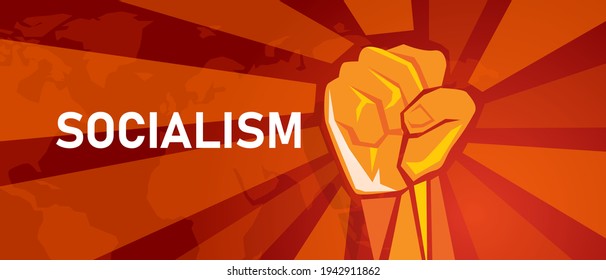 Socialism Socialist Party Symbol Of Left Wing Strong Ideology Politics Movement Spirit Campaign