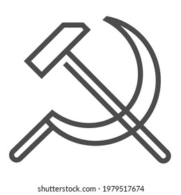 Viereckeckige Vektorsymbol der sozialistischen Partei.
