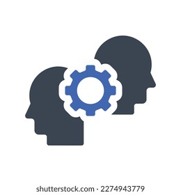 Socialization connection icon, Vector Graphics