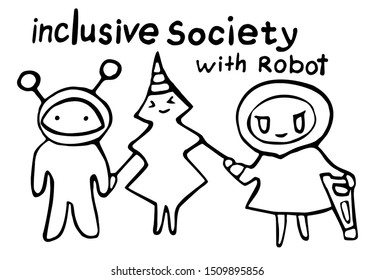 Socialization of a person with a disability through communication with other people and the latest robotic devices designed for communication and leisure