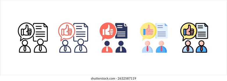 Socialize Multi Style Icon Set