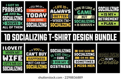 Design-Vektorgrafik für soziales T-Shirt