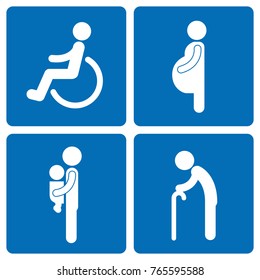 Socially Vulnerable Pictogram Set.