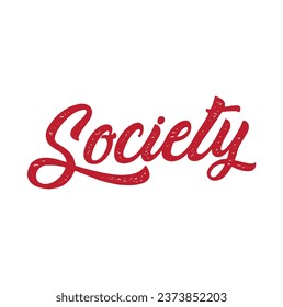 society text on white background.