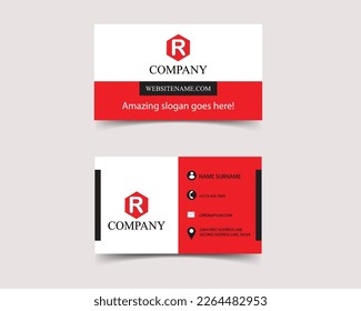 Social Media Post Business Card Design.