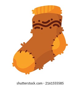 sock autumn season nature icon