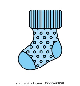 sock baby isolated icon